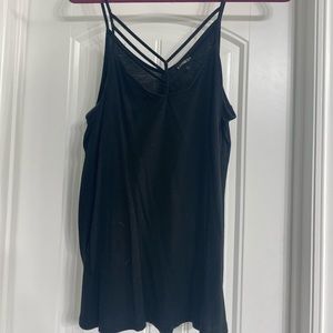 Express black tank top
